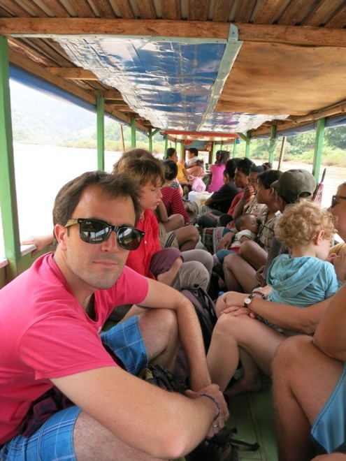 On the boat to Muang Ngoi Neua